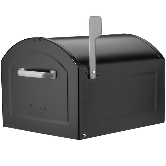 Architectural Mailboxes Centennial Steel Post Mounted Mailbox with